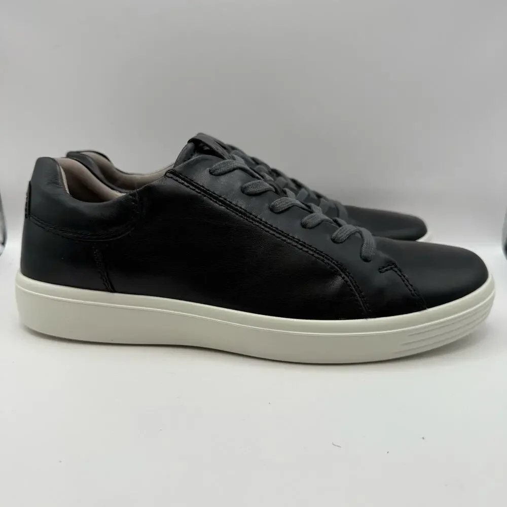 ECCO MEN'S 11 CLASSIC SNEAKER BLACK LEATHER 53732411001
